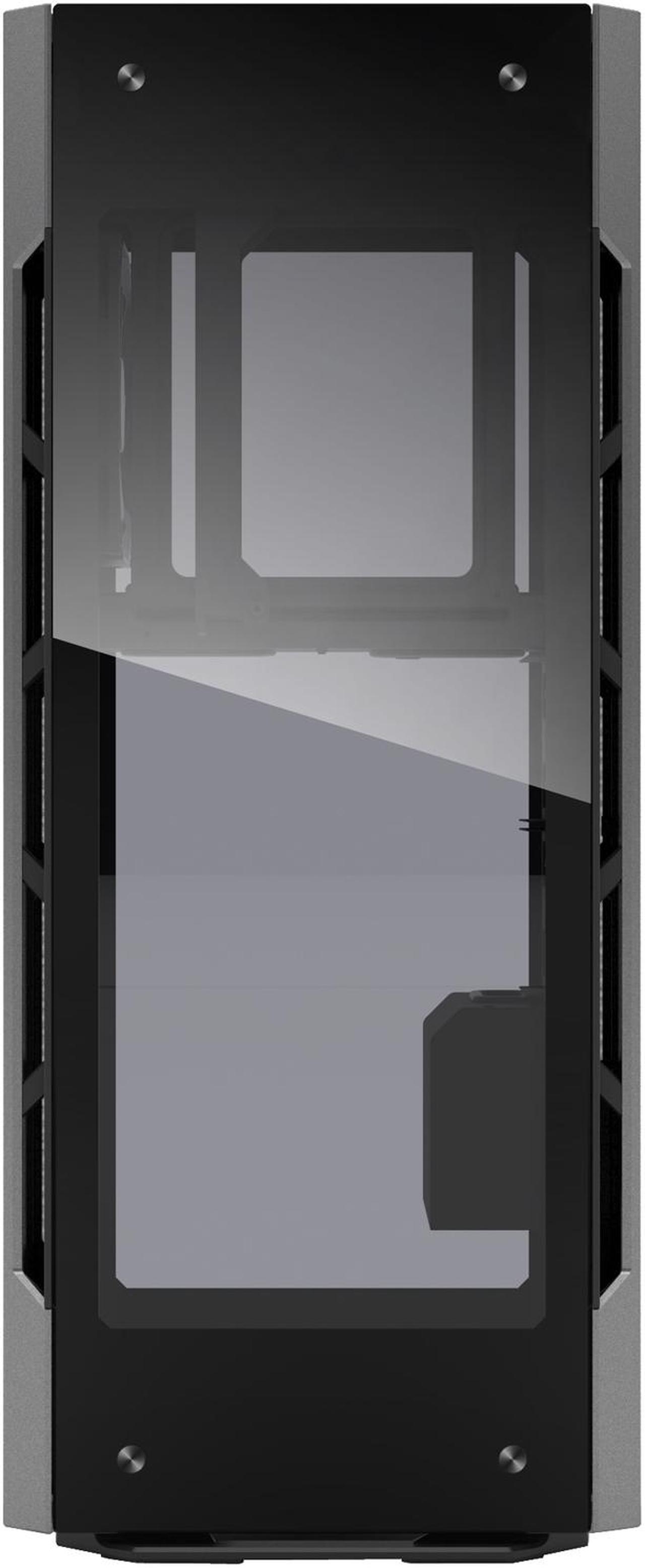 Alt view image 11 of 14 - Phanteks Enthoo Evolv Shift X PH-ES217XE_AG Anthracite Gray Anodized aluminium panels, Powder coated steel chassis, Tempered glass side panels Mini-ITX Tower Computer Case Support SFX, SFX-L, ATX (limited to 160mm) Power Supply