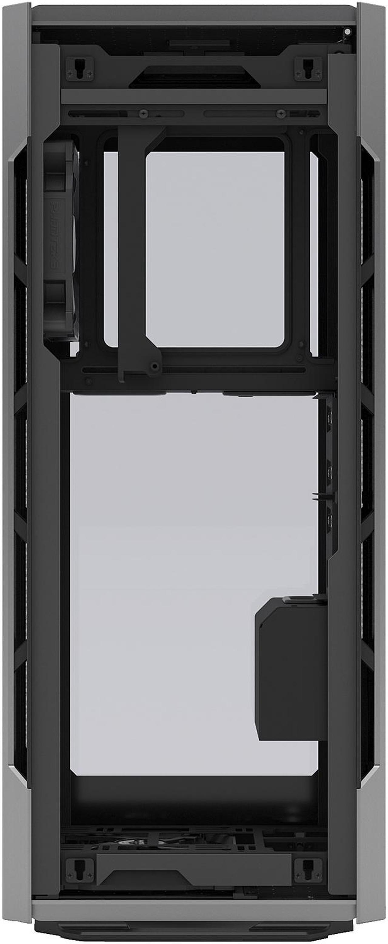 Alt view image 12 of 14 - Phanteks Enthoo Evolv Shift X PH-ES217XE_AG Anthracite Gray Anodized aluminium panels, Powder coated steel chassis, Tempered glass side panels Mini-ITX Tower Computer Case Support SFX, SFX-L, ATX (limited to 160mm) Power Supply