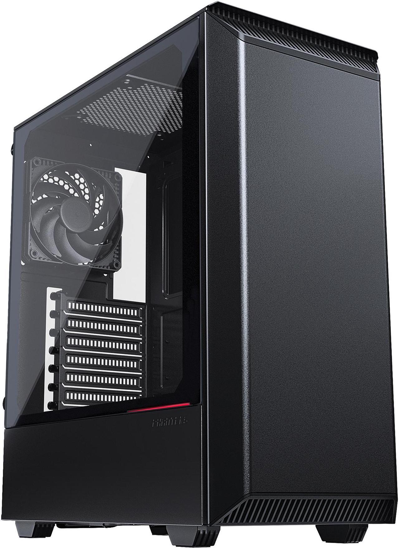 Phanteks Eclipse P300 PH-EC300PTG_BK Black Steel Chassis, Tempered Glass Window ATX Mid Tower Computer Case