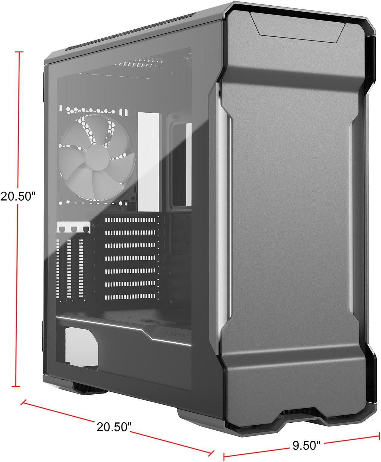 Alt view image 4 of 20 - Phanteks Enthoo Evolv X PH-ES518XTG_DAG01 Anthracite Gray Aluminum ATX Mid Tower Computer Case