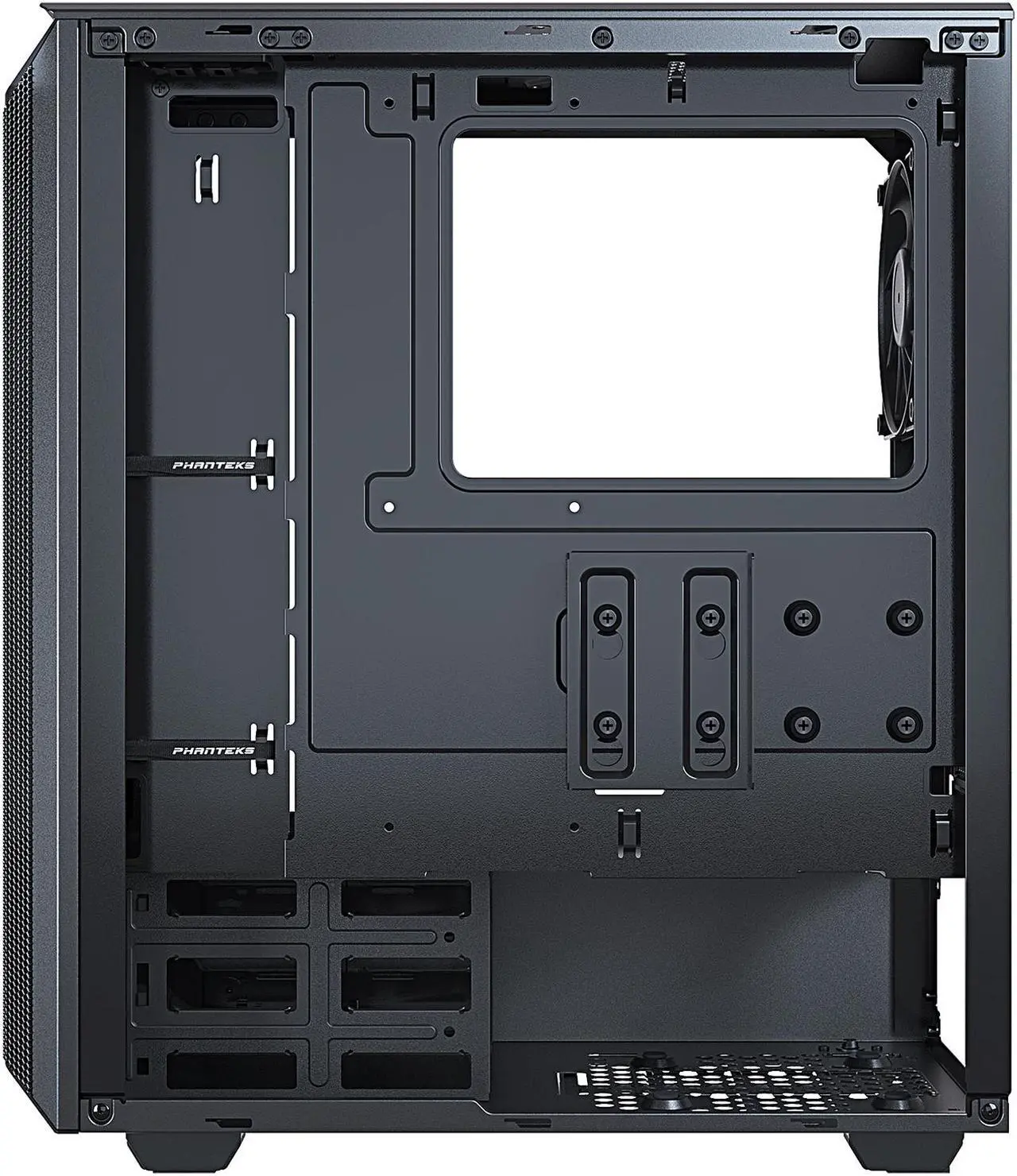 Alt view image 7 of 12 - Phanteks Eclipse P300A High Airflow Full-Metal Mesh Design, Compact ATX Mid-Tower, 120mm Black Case Fan, Black, PH-EC300ATG_BK01