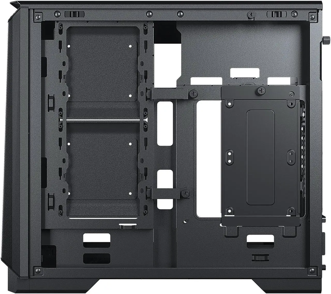 Alt view image 6 of 12 - Phanteks Eclipse P200A D-RGB, high airflow Ultra-fine mesh design, mini-ITX tower, Digital-RGB Lighting, 120mm D-RGB case fans, Tempered Glass, Black
