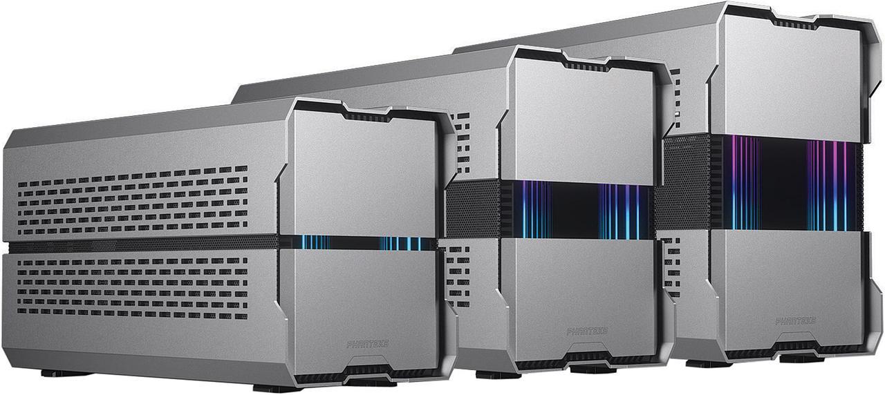 Phanteks Evolv Shift XT PH-ES121XT_DGS01 Silver Aluminum / Steel / Tempered Glass Mini-ITX Computer Case