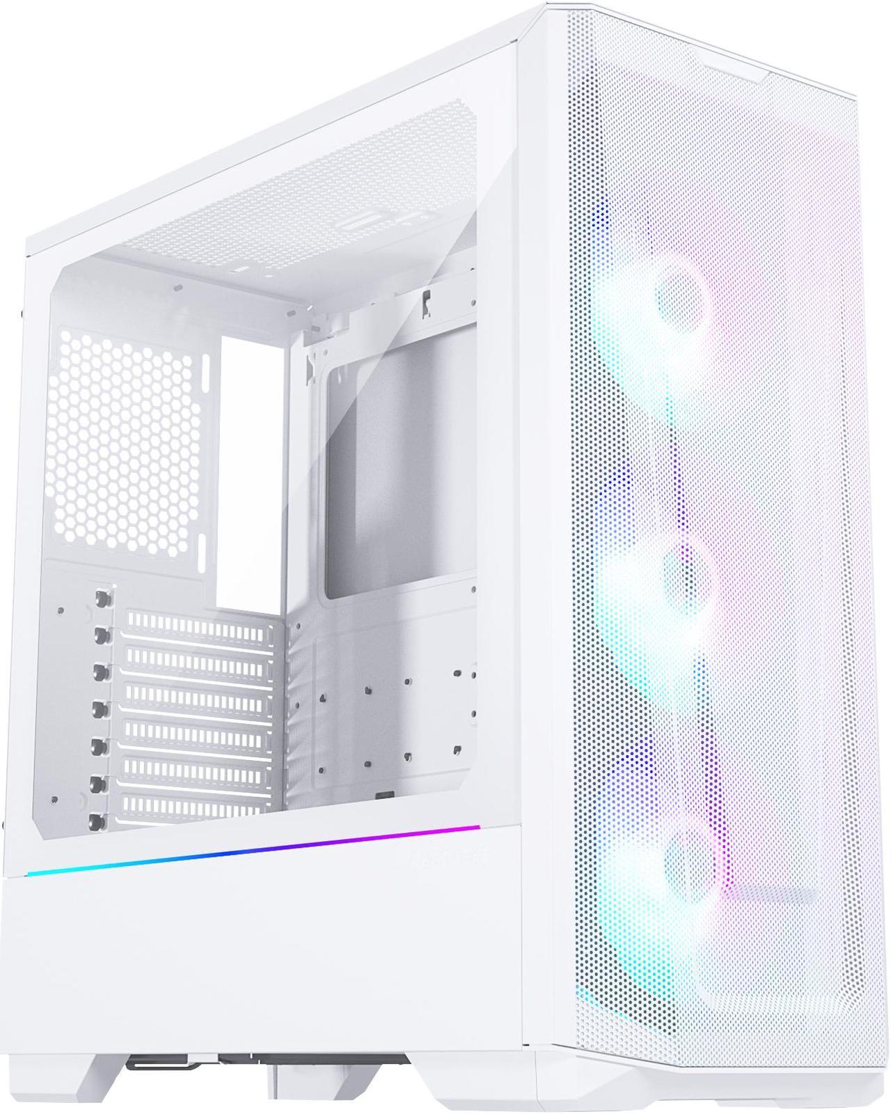 Phanteks Eclipse G360A PH-EC360ATG_DMW02 Matte White Steel / Tempered Glass ATX Mid Tower Computer Case