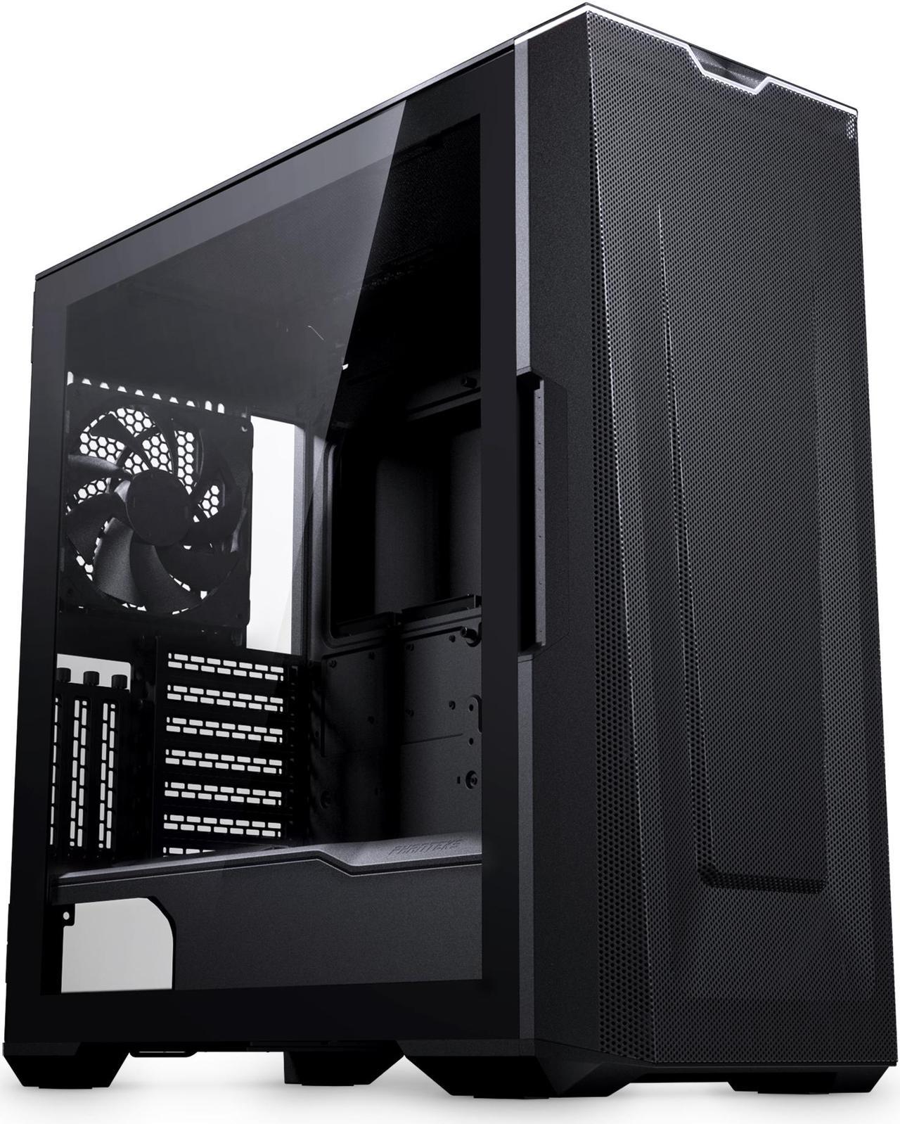 Phanteks Eclipse G500A Performance Edition, High Performance Mid-Tower Case, Mesh Front Panel, Tempered Glass Window, 4x M25-140 Fans, Black