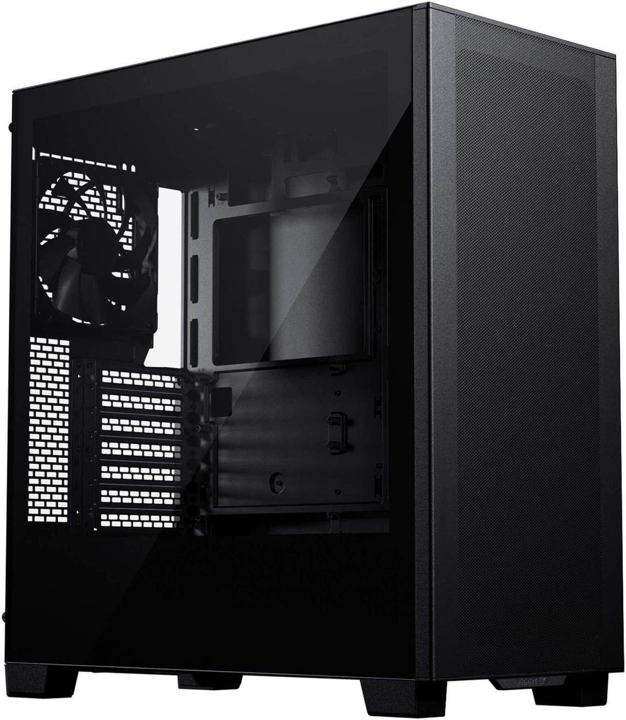 Phanteks XT Pro, Mid-Tower Gaming Chassis, High Airflow Performance Mesh, Tempered Glass Window, 1x M25-120 Black fan included,  Black