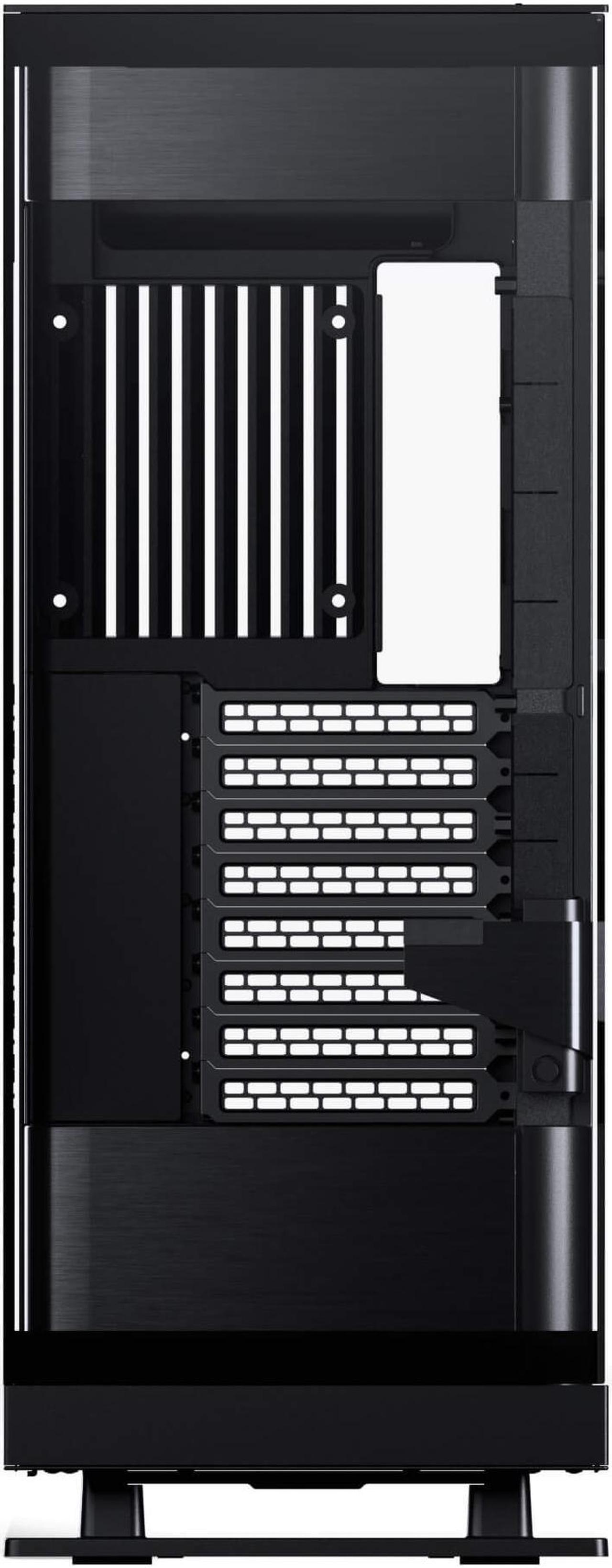 Alt view image 9 of 11 - Phanteks Evolv X2, Mid-Tower Gaming Chassis, Vertical Cooling System, See-through Tempered Glass Chassis, Brushed Aluminum interior panel with Integrated D-RGB Lighting, Brushed Black