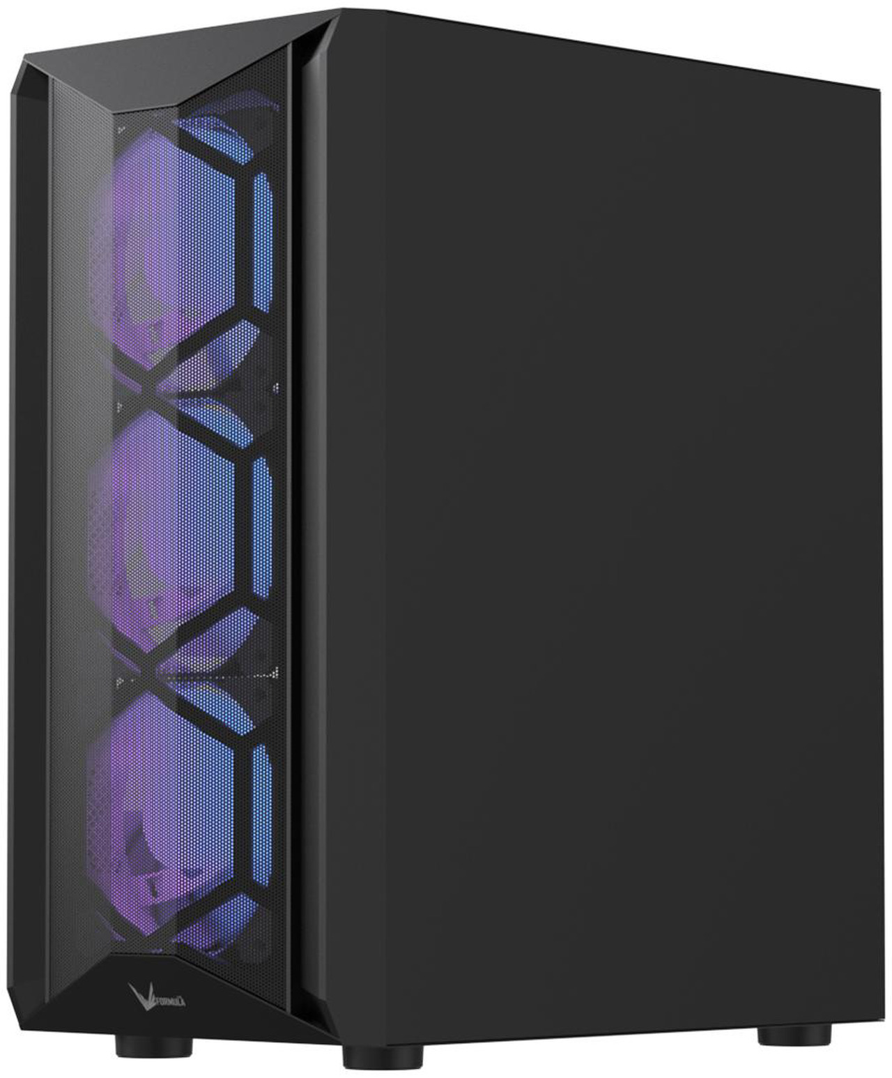 Open Box: Formula V Line Air Power G1 Mid-Tower PC Case, Bold Angular Mesh Front, Pre-Installed ARGB Fans, Supports ATX/M-ATX/ITX, 335mm GPU, USB 3.0 - Newegg.com - Open Box condition - Image 12