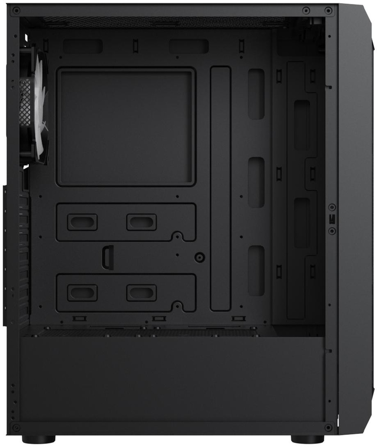 Open Box: Formula V Line Air Power G1 Mid-Tower PC Case, Bold Angular Mesh Front, Pre-Installed ARGB Fans, Supports ATX/M-ATX/ITX, 335mm GPU, USB 3.0 - Newegg.com - Open Box condition - Image 15