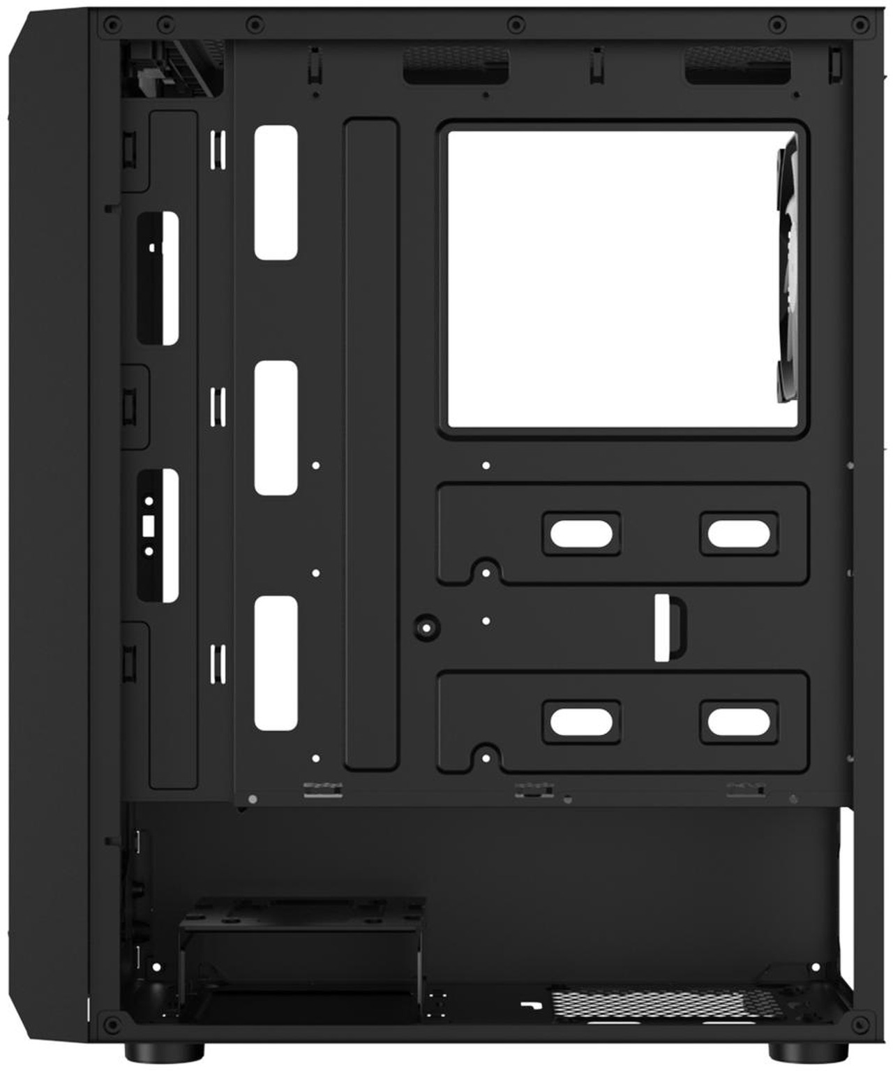 Open Box: Formula V Line Air Power G1 Mid-Tower PC Case, Bold Angular Mesh Front, Pre-Installed ARGB Fans, Supports ATX/M-ATX/ITX, 335mm GPU, USB 3.0 - Newegg.com - Open Box condition - Image 16