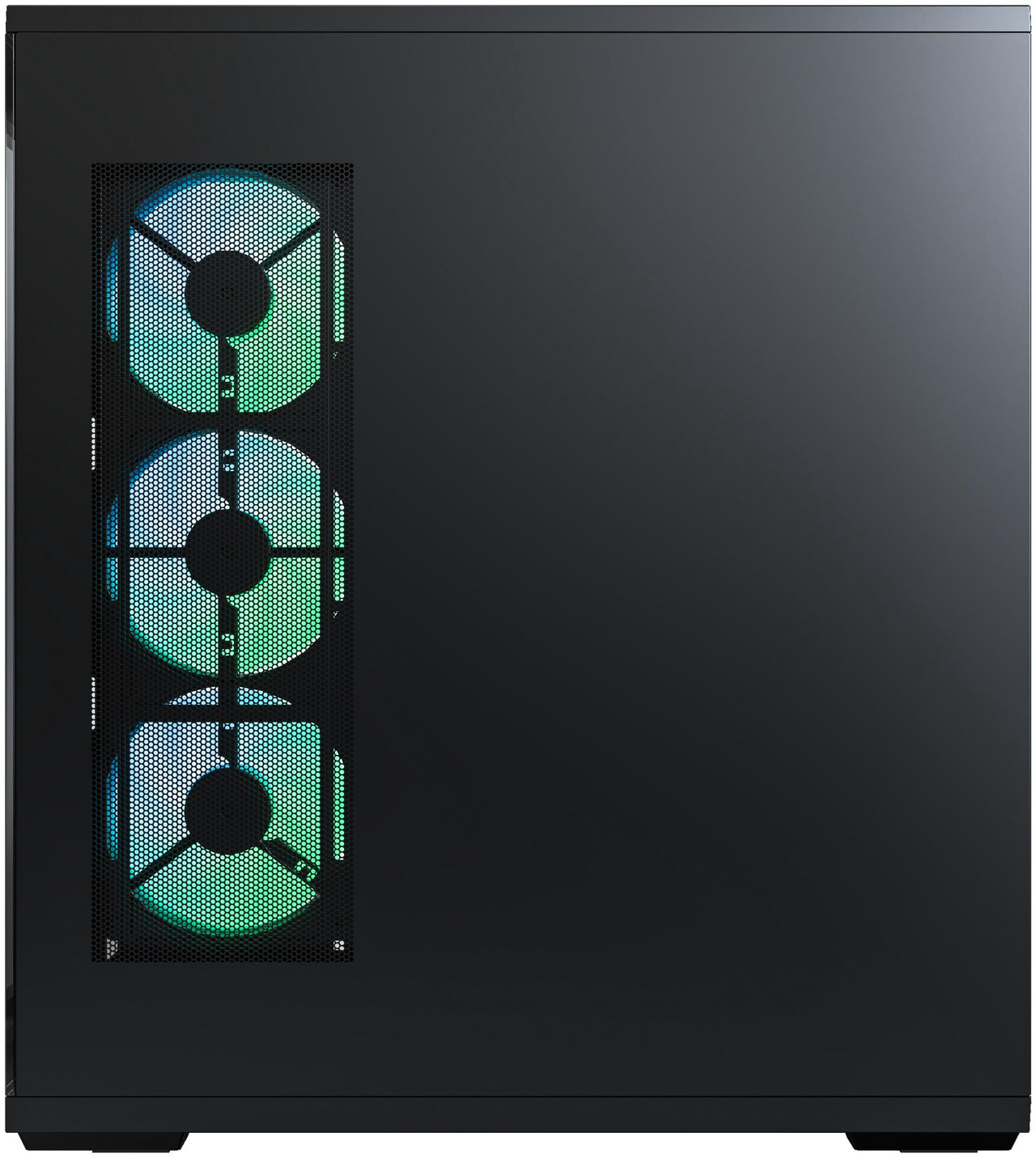 Open Box: MONTECH TG3 Panoramic ATX Mid-Tower PC Case, Pre-Installed 360mm ARGB Unibody Fans & 1x120mm ARGB Fan, ARGB Strip, Supports 360mm Radiator, RTX 5090 GPUs & Back-Connect Motherboards, Black - Newegg.com - Open Box condition - Image 25