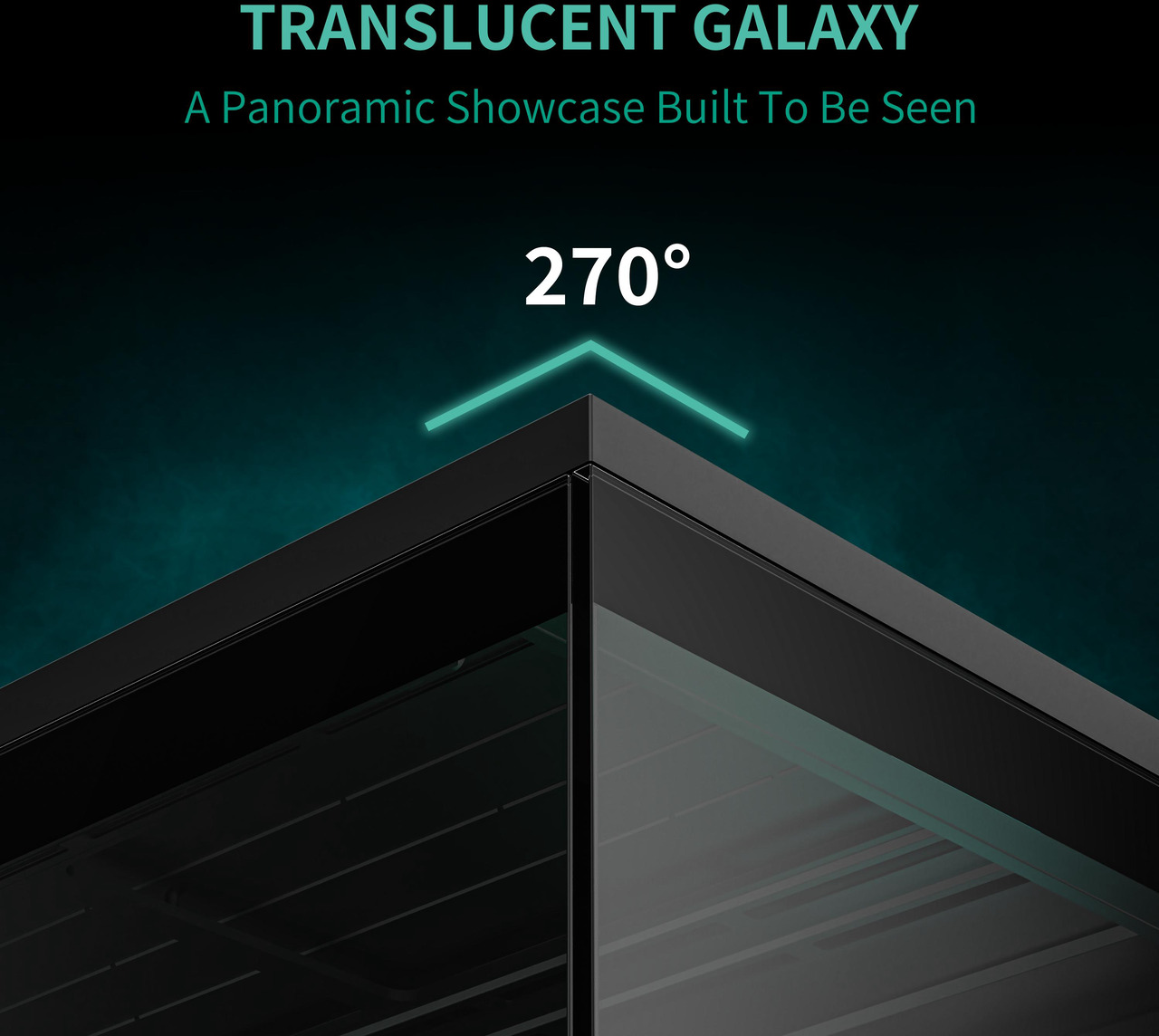 Open Box: MONTECH TG3 Panoramic ATX Mid-Tower PC Case, Pre-Installed 360mm ARGB Unibody Fans & 1x120mm ARGB Fan, ARGB Strip, Supports 360mm Radiator, RTX 5090 GPUs & Back-Connect Motherboards, Black - Newegg.com - Open Box condition - Image 16