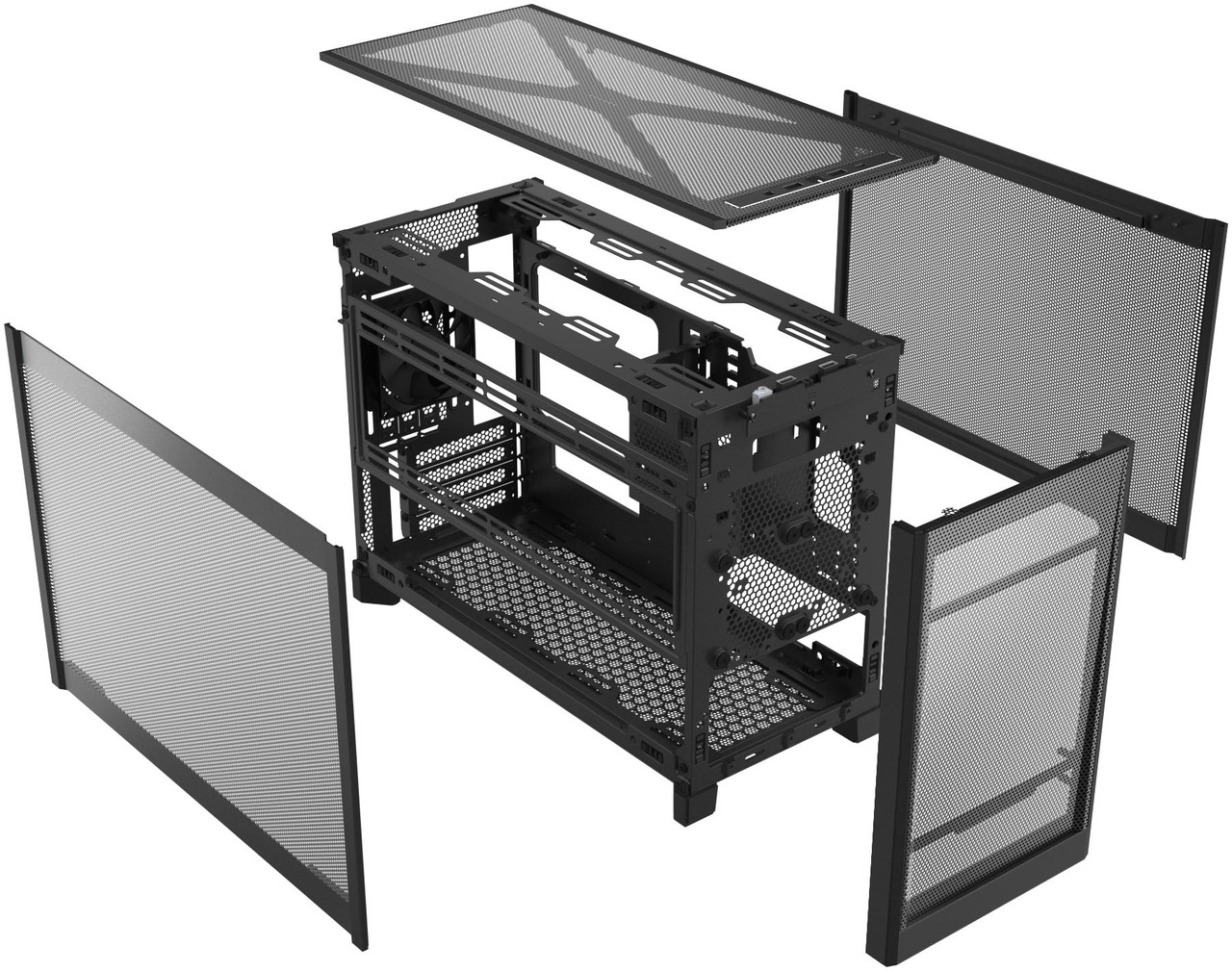 Open Box: MONTECH TEN 22.7L Micro ATX PC Case, High Airflow Modular Mesh Chassis for Air, Liquid, or SFF Builds, 360mm Radiator Support, Includes Rear Fan, Black (TENB) - Newegg.com - Open Box condition - Image 33