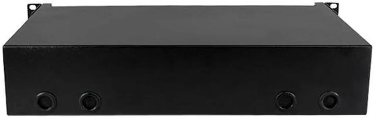 Alt view image 5 of 6 - Nippon Labs Rack Mount FDU 2RU - Slide Out w/Tray, Holds 6 Panels, 6 Splice Trays (*24F ea.) & 2 Half Round Cable Routing Spools, Max. 144F, 3"H x 19"W x 12.5"D, - Black