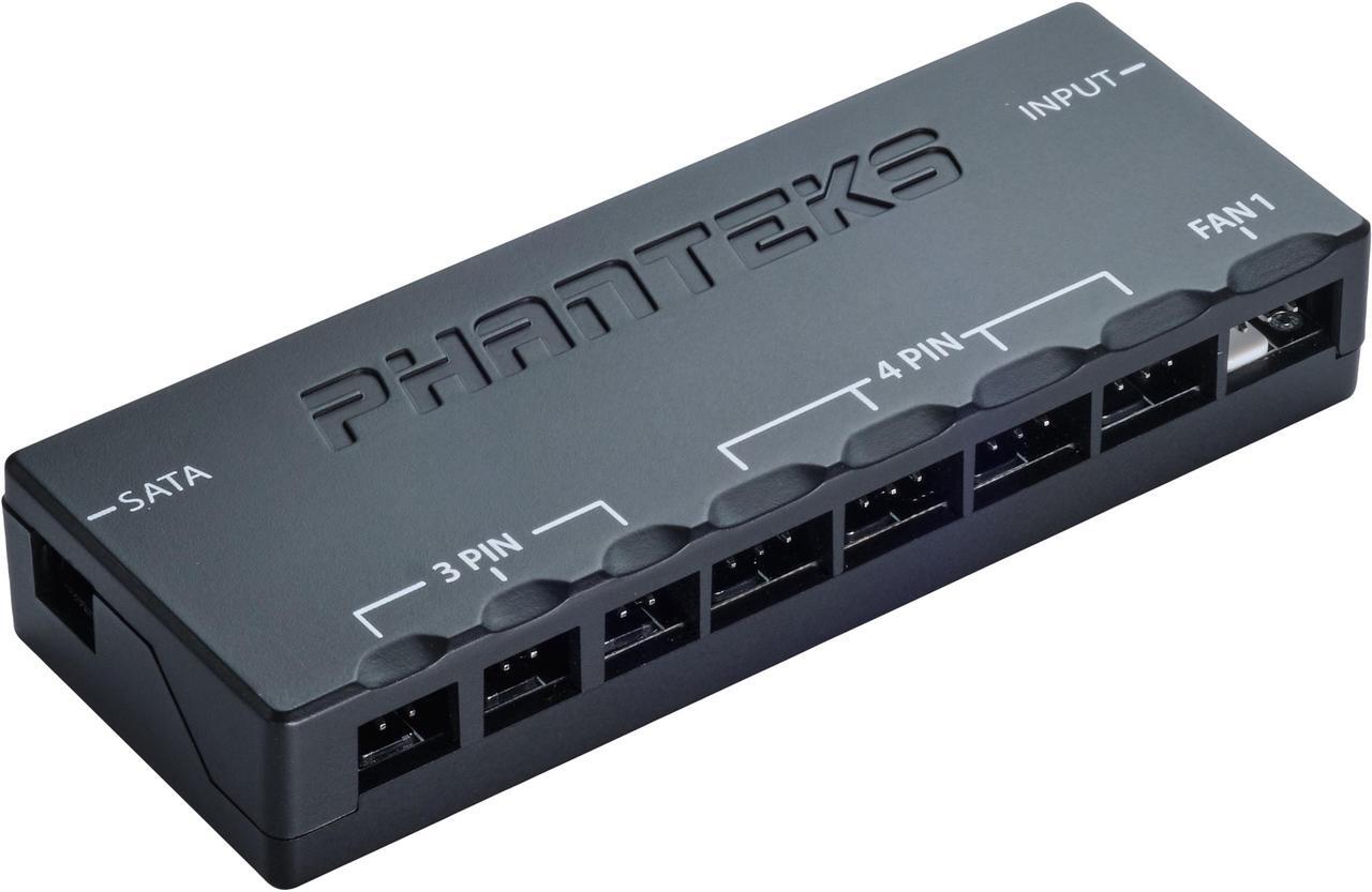 Main image of Phanteks Universal Fan Controller, PH-PWHUB_02 - Low Profile Design, Universal Fan Controller, Magnetic Housing, Three Speed Modes with Remote Control