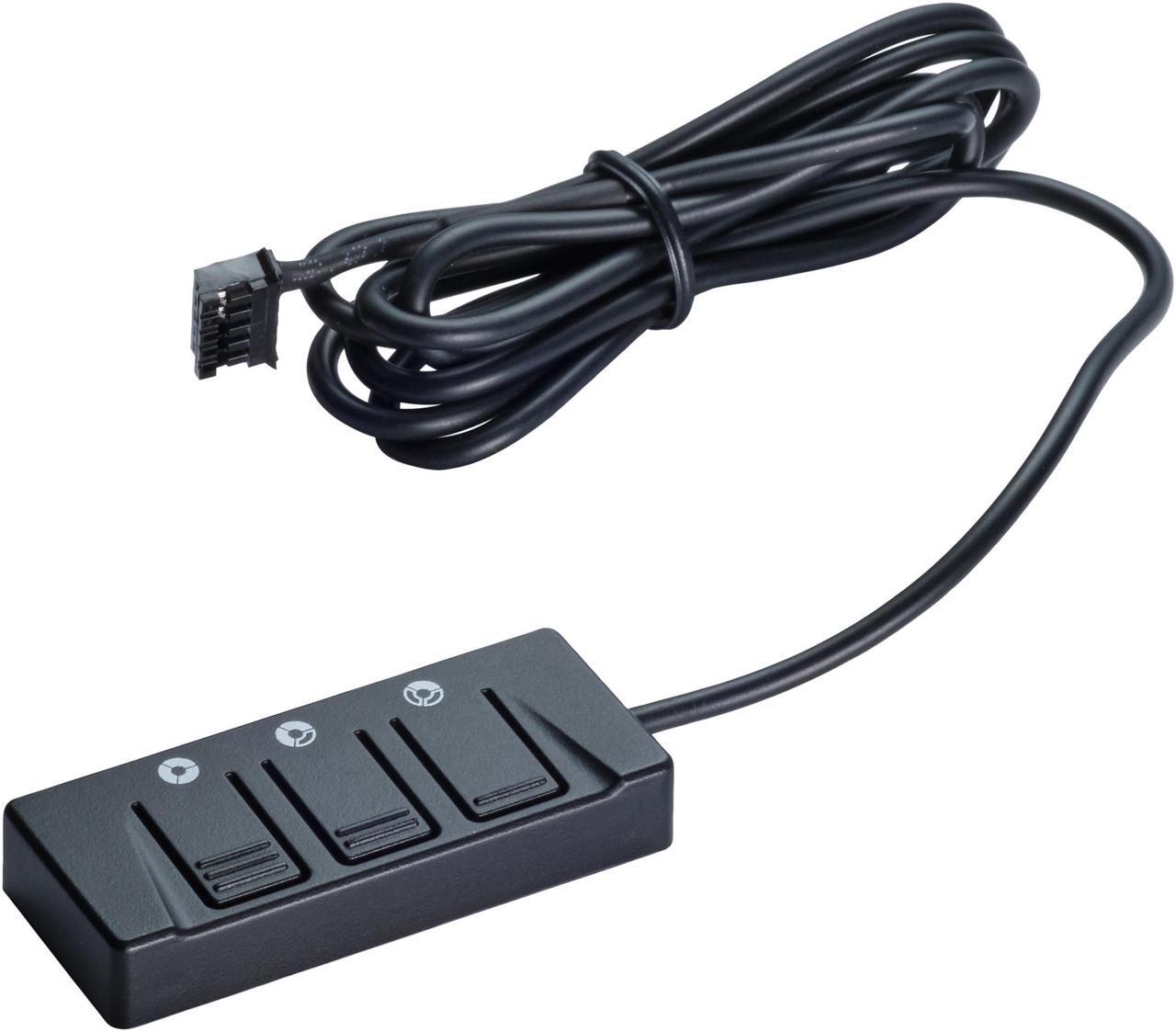 Alt view image 2 of 6 - Phanteks Universal Fan Controller, PH-PWHUB_02 - Low Profile Design, Universal Fan Controller, Magnetic Housing, Three Speed Modes with Remote Control