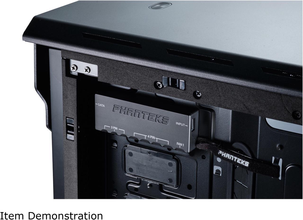 Alt view image 5 of 6 - Phanteks Universal Fan Controller, PH-PWHUB_02 - Low Profile Design, Universal Fan Controller, Magnetic Housing, Three Speed Modes with Remote Control