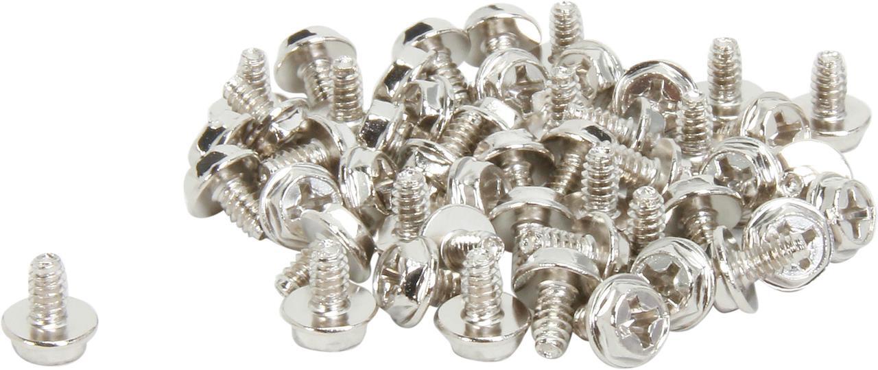 Main image of StarTech.com Replacement PC Mounting Screws Long Standoff - 50 Pack SCREW6_32