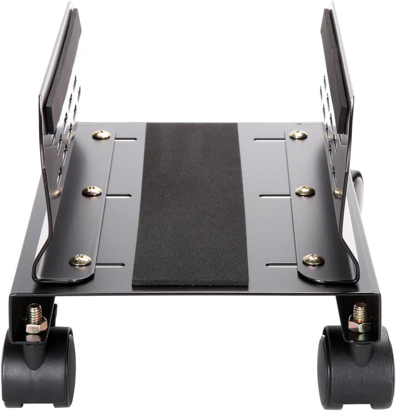 Alt view image 5 of 7 - SYBA SY-ACC65093 Slim PC or UPS Metal Floor Stand with Adjustable Width and Caster Wheels