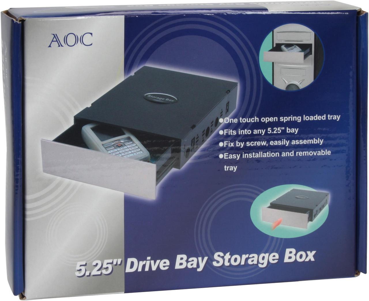 Alt view image 7 of 7 - Alpha and Omega BOX-MK-BK INTERNAL 5.25" STORAGE BOX BLACK