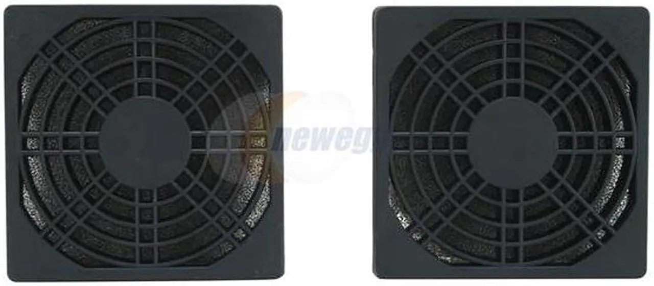 Alt view image 2 of 3 - Masscool FFT-2P-80MM 80mm ABS plastic foam fan filter (2-pack)