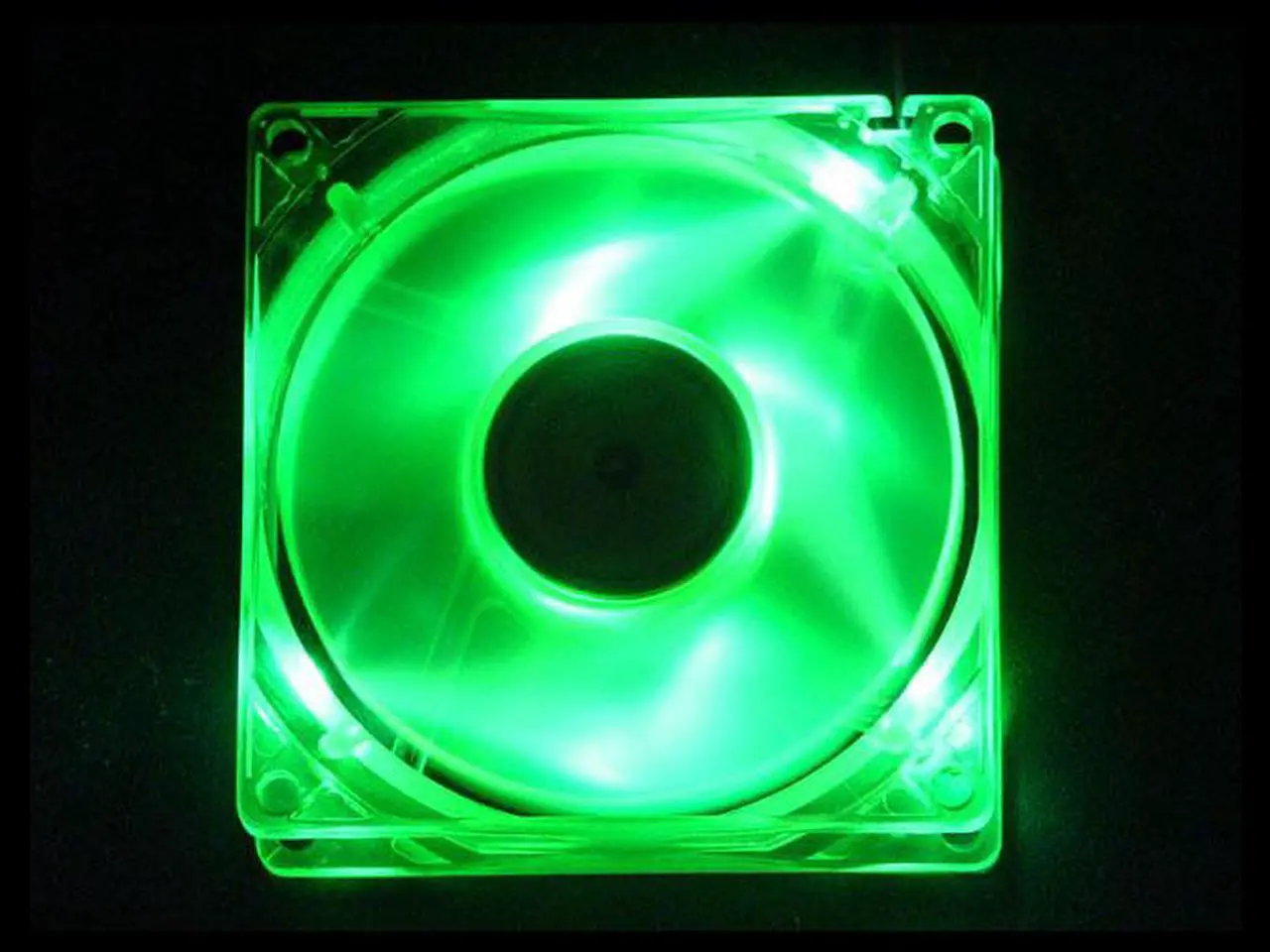 Main image of APEVIA CF4SL-UGN Green LED lights UV Green LED Case Fan