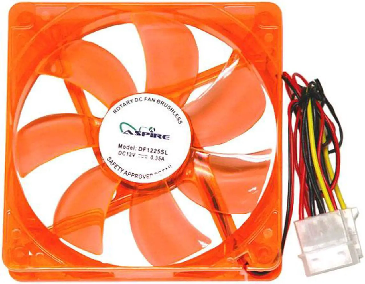 Alt view image 2 of 2 - APEVIA CF12SL-URED 120mm Red LED Cooling Fan