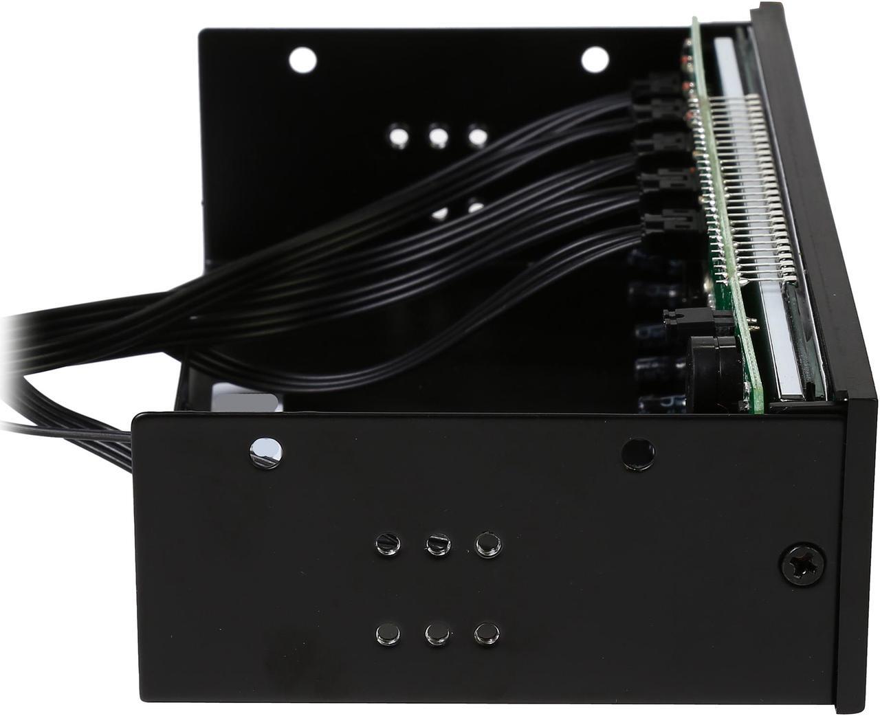 Alt view image 4 of 5 - Thermaltake Commander FT Touch Screen 5 Channel Single 5.25” Bay Fan Controller AC-010-B51NAN-A1