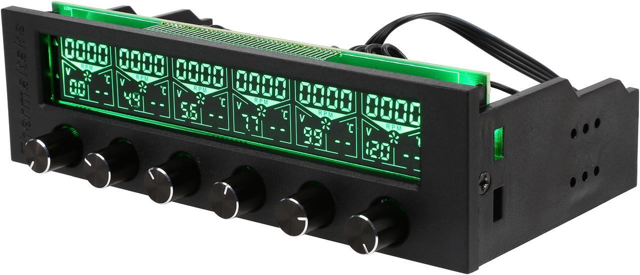 Main image of Thermaltake Commander F6 RGB LCD 6 Channel Single 5.25” Bay Fan Controller AC-024-BN1NAN-A1