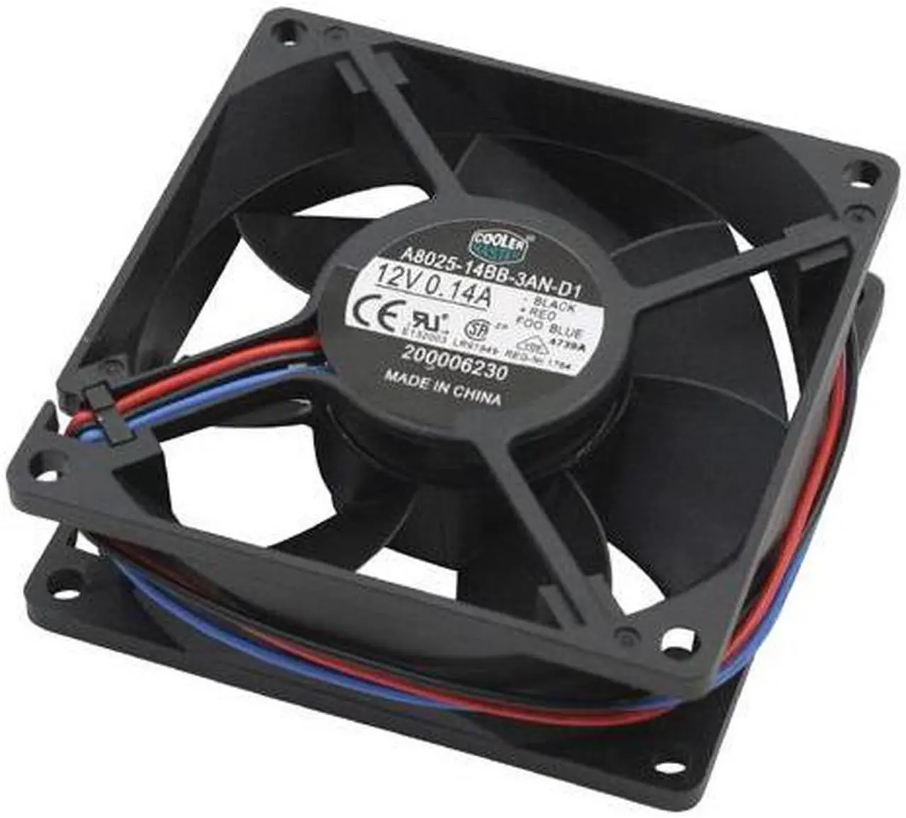 Alt view image 3 of 4 - COOLER MASTER SAF-S84-E1 80mm Case Cooling Fan