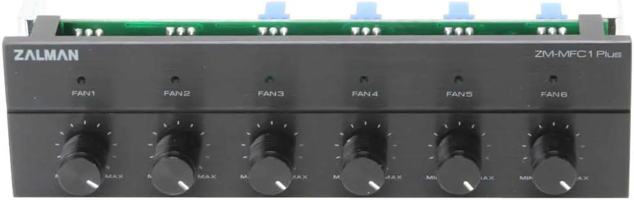Alt view image 2 of 5 - Black 6 Channel Multi Fan Controller