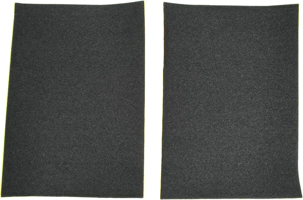 Alt view image 2 of 2 - SilverStone Silent Foam SF01, Sound Dampening Acoustic EP0M Foam Material, Black, 21"x15", 4mm thick, 2 pcs