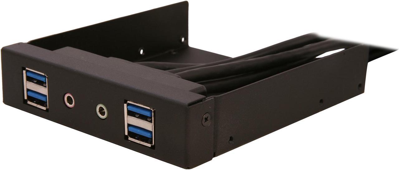 Front 4 x USB3.0 Port and HD Audio Ports (Black)