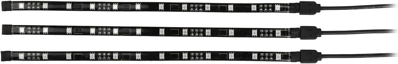 Alt view image 9 of 9 - Thermaltake Lumi Color 256C 3-Pack RGB Magnetic LED Strip Control Pack AC-037-LN1NAN-A1
