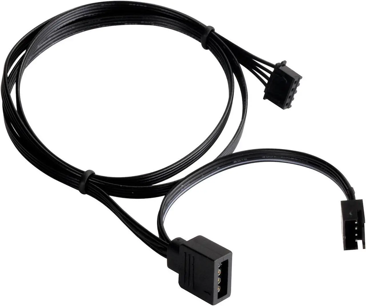 Alt view image 7 of 8 - Silverstone SST-LSB01 RGB Light Strip Control Box with 8 Port Signal Control
