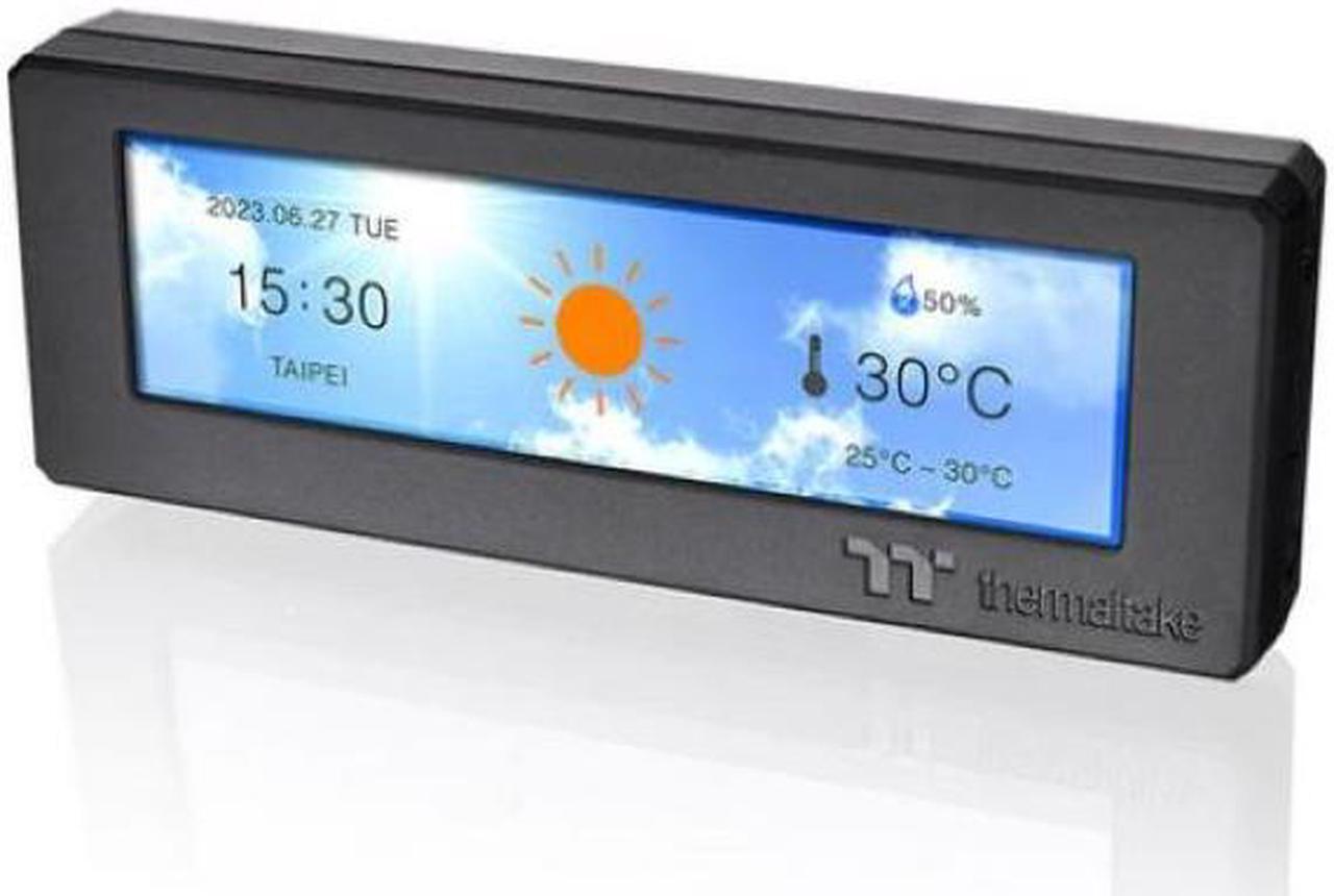 Alt view image 2 of 6 - Thermaltake Tower 300 Series LCD Panel Kit - 3.9" LCD Display - Supported by Tt RGB Plus 2.0 Software - AC-073-OO1NAN-A1