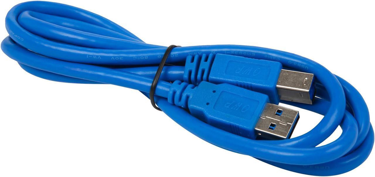 Alt view image 2 of 2 - NEXIN USB 3.0 A Male to B Male 5 Feet - USB 3 Cable, USB 3.0 A to B Cable  (USB30-5-AB)