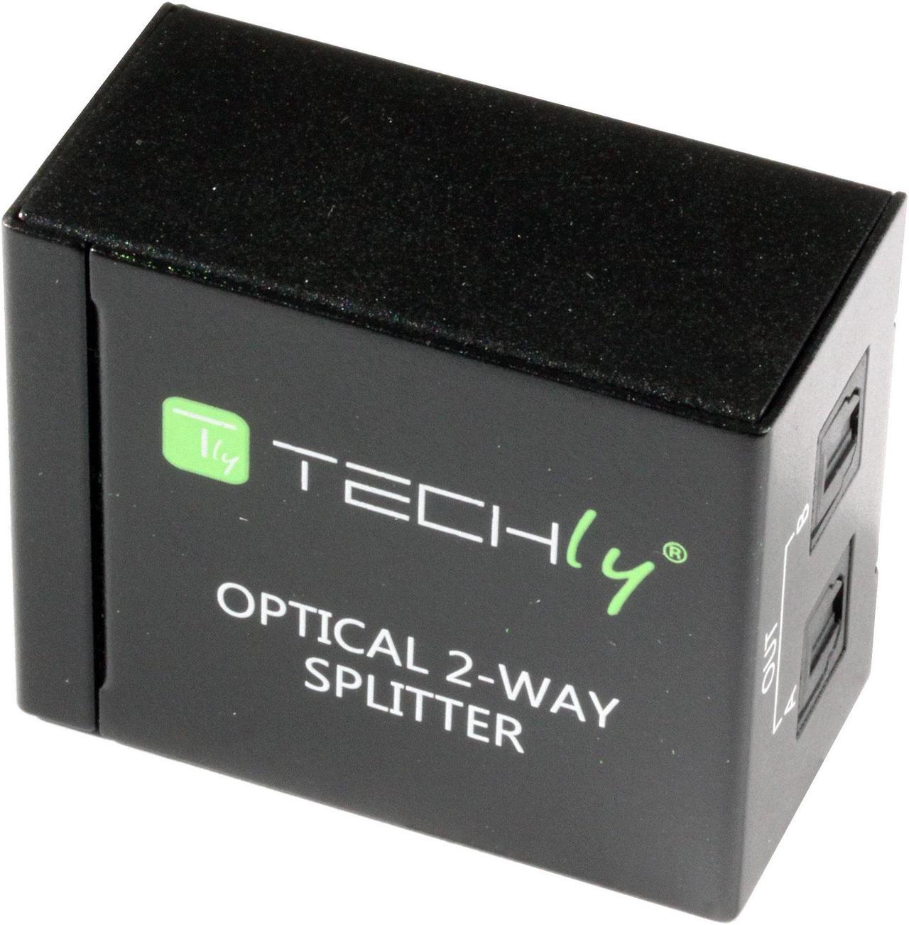 Techly IDATA TOS- Digital Audio Splitter 2 Toslink Ports