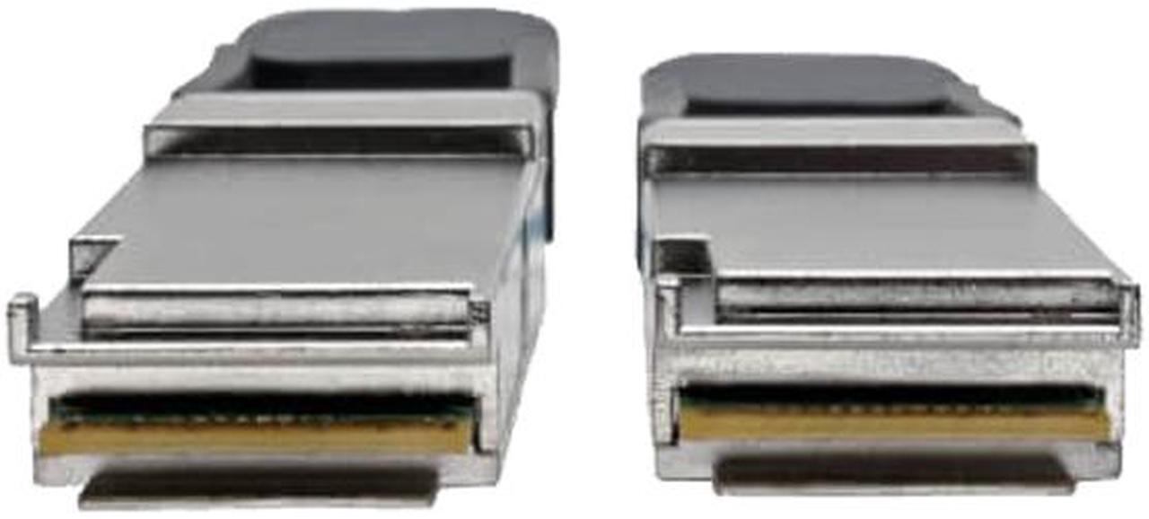 Alt view image 3 of 4 - TRIPP LITE N28F-30M-AQ 98.42 ft. Aqua QSFP+ to QSFP+ Active Optical Cable - 40Gb, AOC, M/M, Aqua, 30m (98.4 ft.)