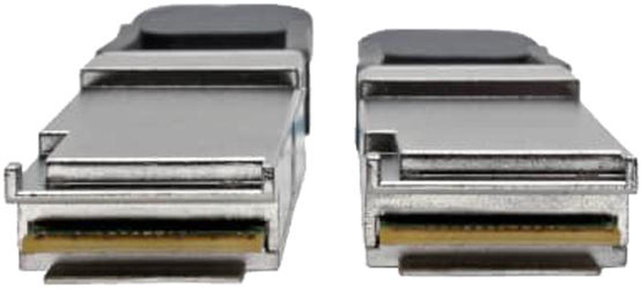 Alt view image 3 of 4 - TRIPP LITE N28F-01M-AQ 3.28 ft. Aqua QSFP+ to QSFP+ Active Optical Cable - 40Gb, AOC, M/M, Aqua, 1m (3 ft.)