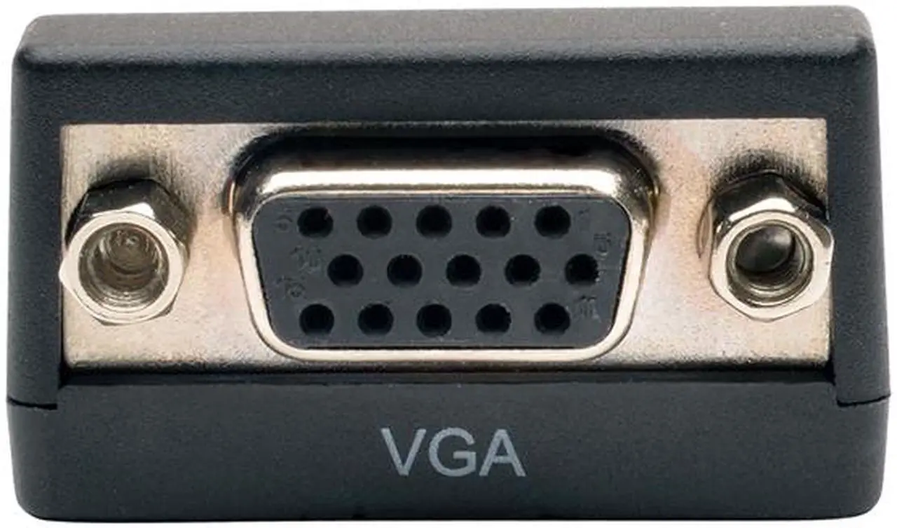 Alt view image 3 of 3 - Tripp Lite P134-000VGAV2BP DisplayPort 1.2 to VGA Active Compact Adapter, DisplayPort to HD15 (M/F), 1080p, 50 Pack