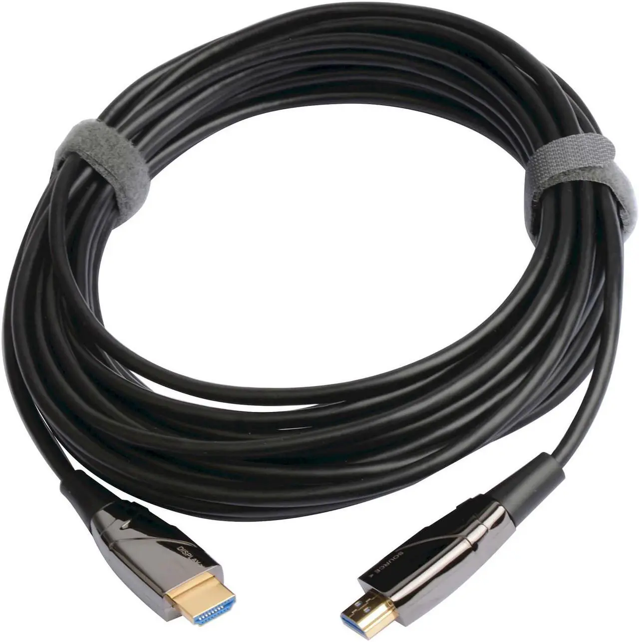 Alt view image 2 of 3 - Tripp Lite Fiber Optic HDMI 2.0 (Active HDMI Cable), High Speed HDMI Cable, 4K, 60Hz, 4:4:4, 18 Gbps, 5 m. (16 ft.) Black (P568-05M-FBR)