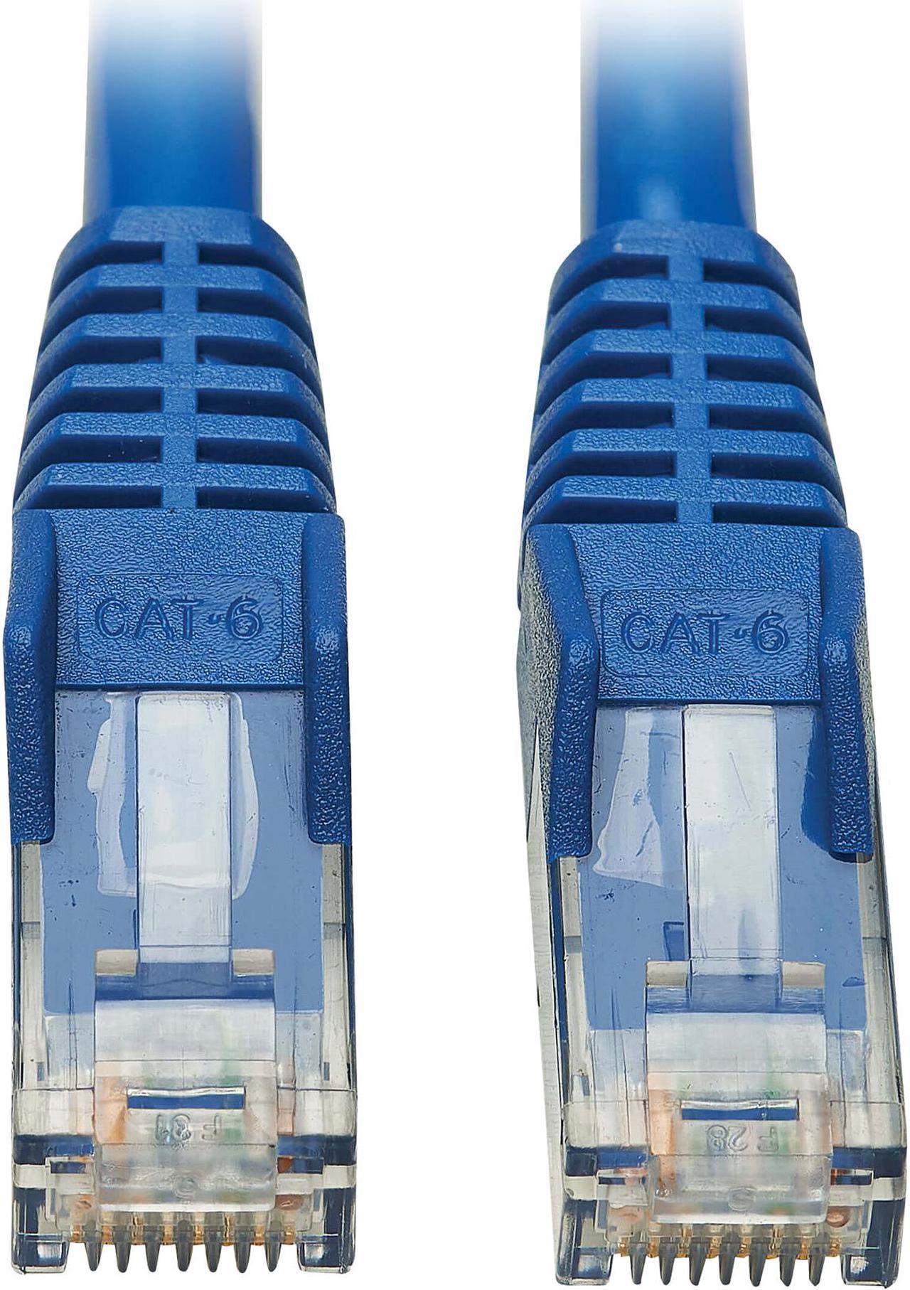 Tripp Lite Cat6 UTP Patch Cable (RJ45) - M/M, PoE, Gigabit, Snagless, CMR-LP, Blue, 50 ft. (N201P-050-BL)