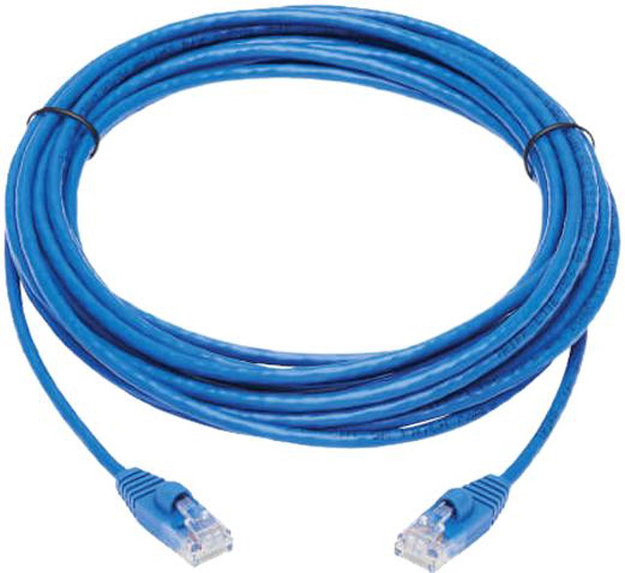 TRIPP LITE N261-S20-BL 20 ft. Cat 6A Blue 10G Snagless Molded Slim UTP Ethernet Cable (RJ45 M/M)