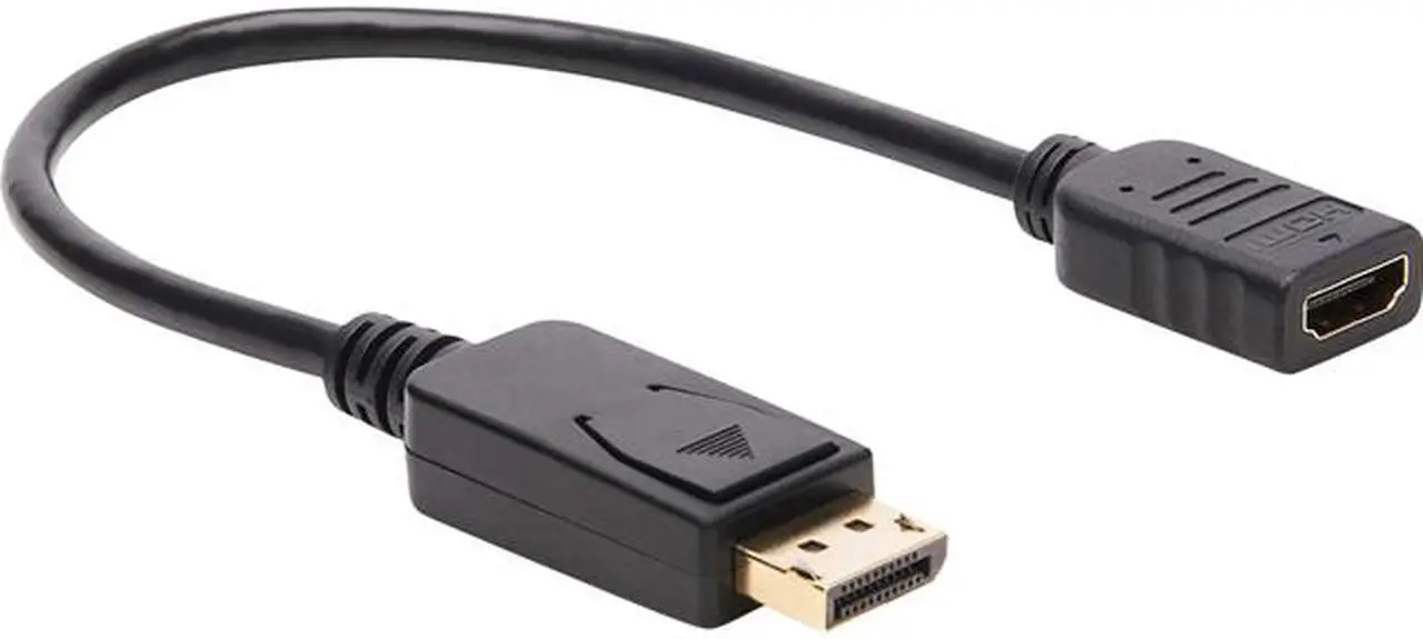 Main image of Tripp Lite P136-001 DisplayPort to HDMI Video Adapter Video Converter, HDCP, Black (M/F), 1 ft.