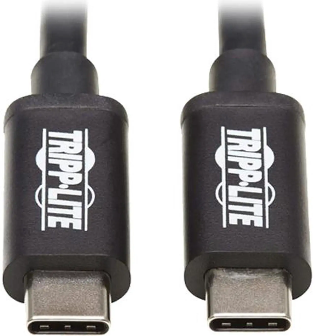 Main image of Tripp Lite Model MTB3-01M-5A-B Thunderbolt 3 Passive Cable - 20 Gbps, 5A 100W Power Delivery, 4K/60 Hz, 1m (3.3 ft.), Black Male to Male