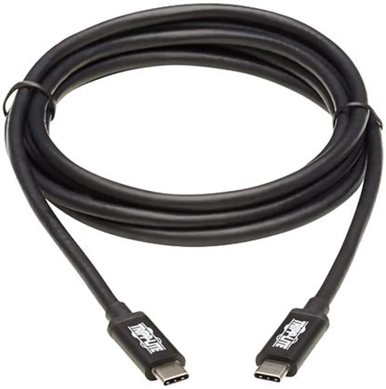 Alt view image 2 of 5 - Tripp Lite Model MTB3-01M-5A-B Thunderbolt 3 Passive Cable - 20 Gbps, 5A 100W Power Delivery, 4K/60 Hz, 1m (3.3 ft.), Black Male to Male