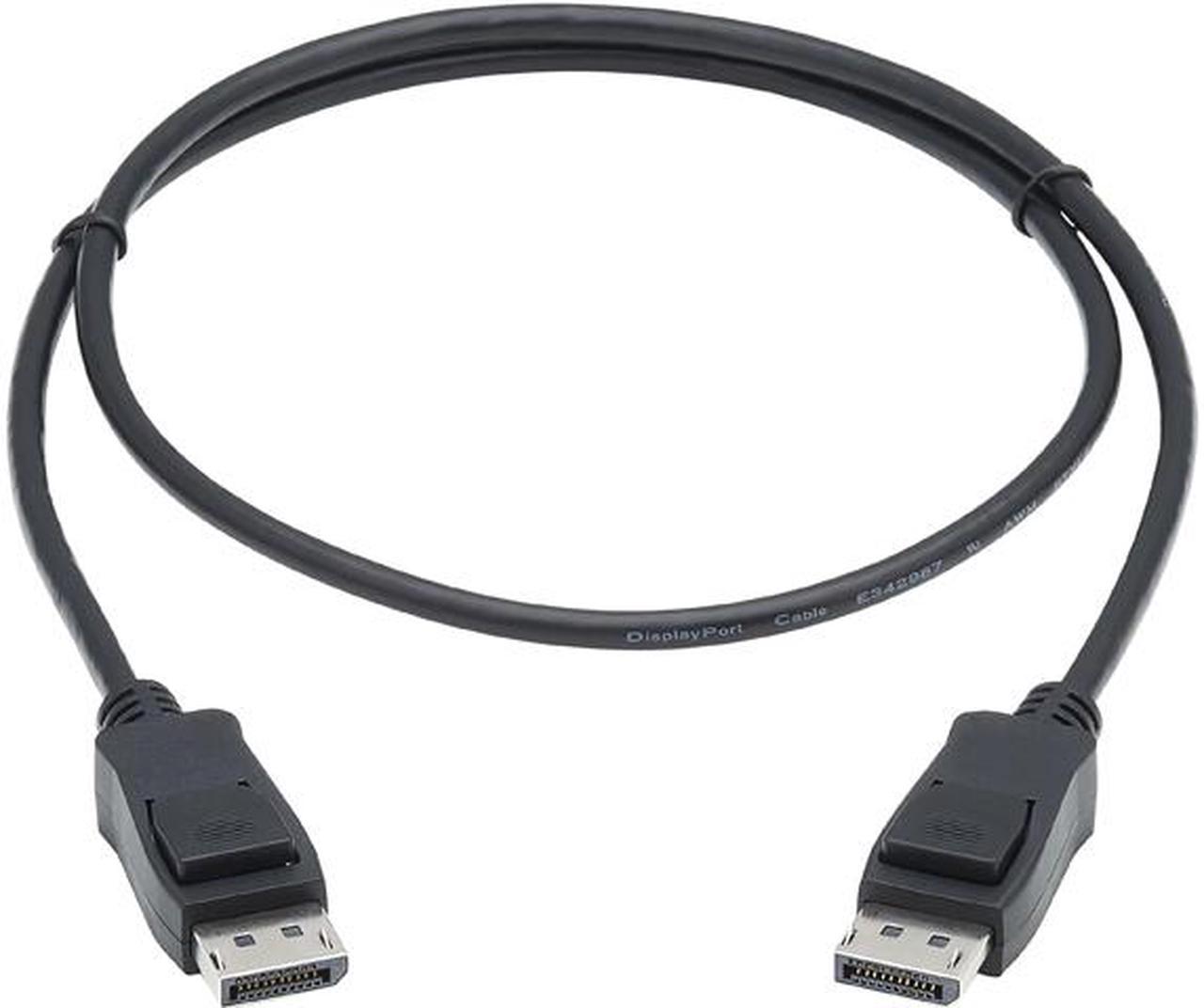 Tripp Lite P580-003-V4 3 ft. DisplayPort 1.4 Cable with Latching Connectors - 8K UHD, HDR, 4:2:0, HDCP 2.2, M/M, Black, 3 ft.