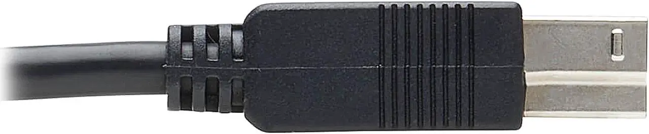 Alt view image 6 of 6 - Tripp Lite U328F-15M Black USB 3.2 Gen 1 Plenum-Rated Fiber Active Optical Cable (AOC) - A/B M/M, 15 m