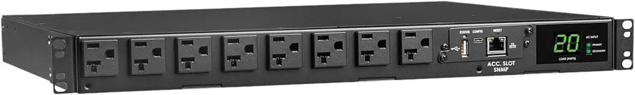 Main image of Tripp Lite PDU ATS / Monitored 120V 1.92kW 20A 16 5-15/20R Dual L5-20P 1URM